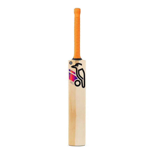 Cricket bat Kookaburra Aura Pro 2.0 by Cric Studio Canada, showing the wooden blade and handle with branding detail.