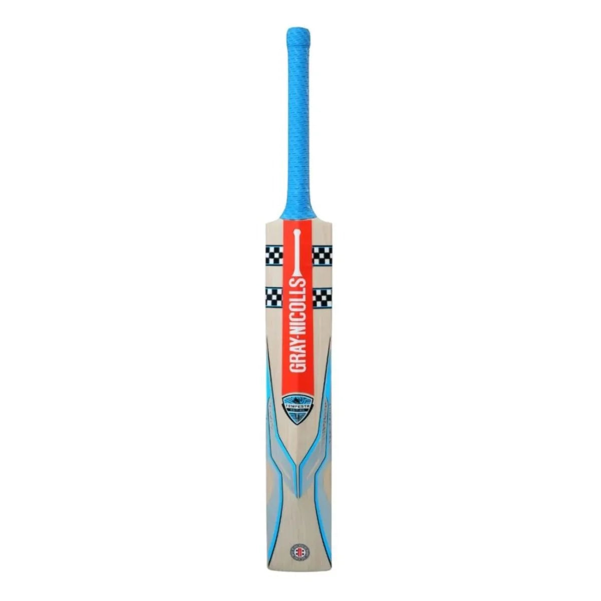 Cricket bat GN3 Temesta SH by Cric Studio Canada, showing a wooden cricket bat with a curved blade and grip details.