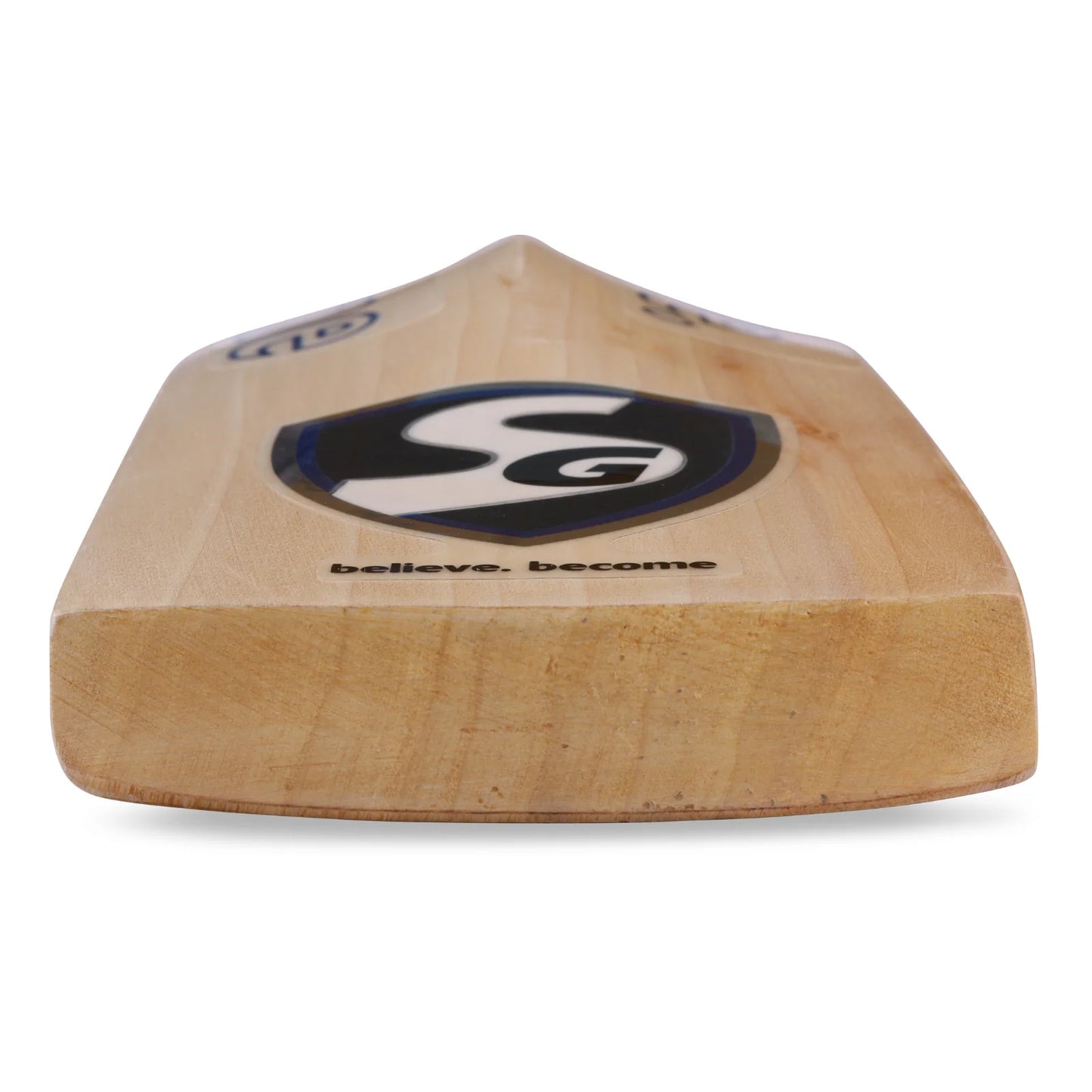 Cricket bat from Cric Studio Canada, SG Reliant Xtreme model, showing the wooden blade and grip for cricket gameplay.