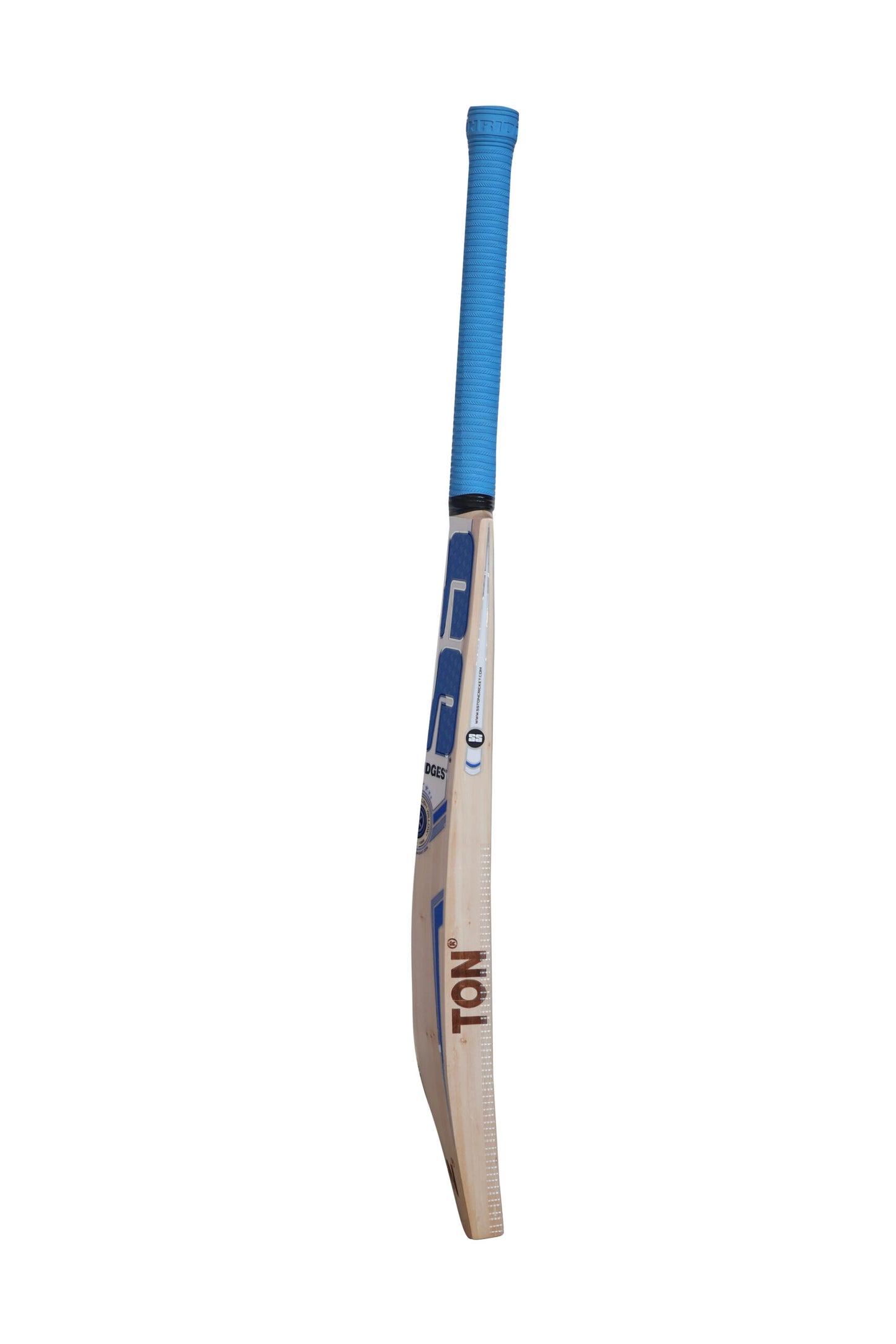 SS English Willow Cricket Bat Size 6, custom-made cricket bat with detailed grain and polished finish, ideal for young players.