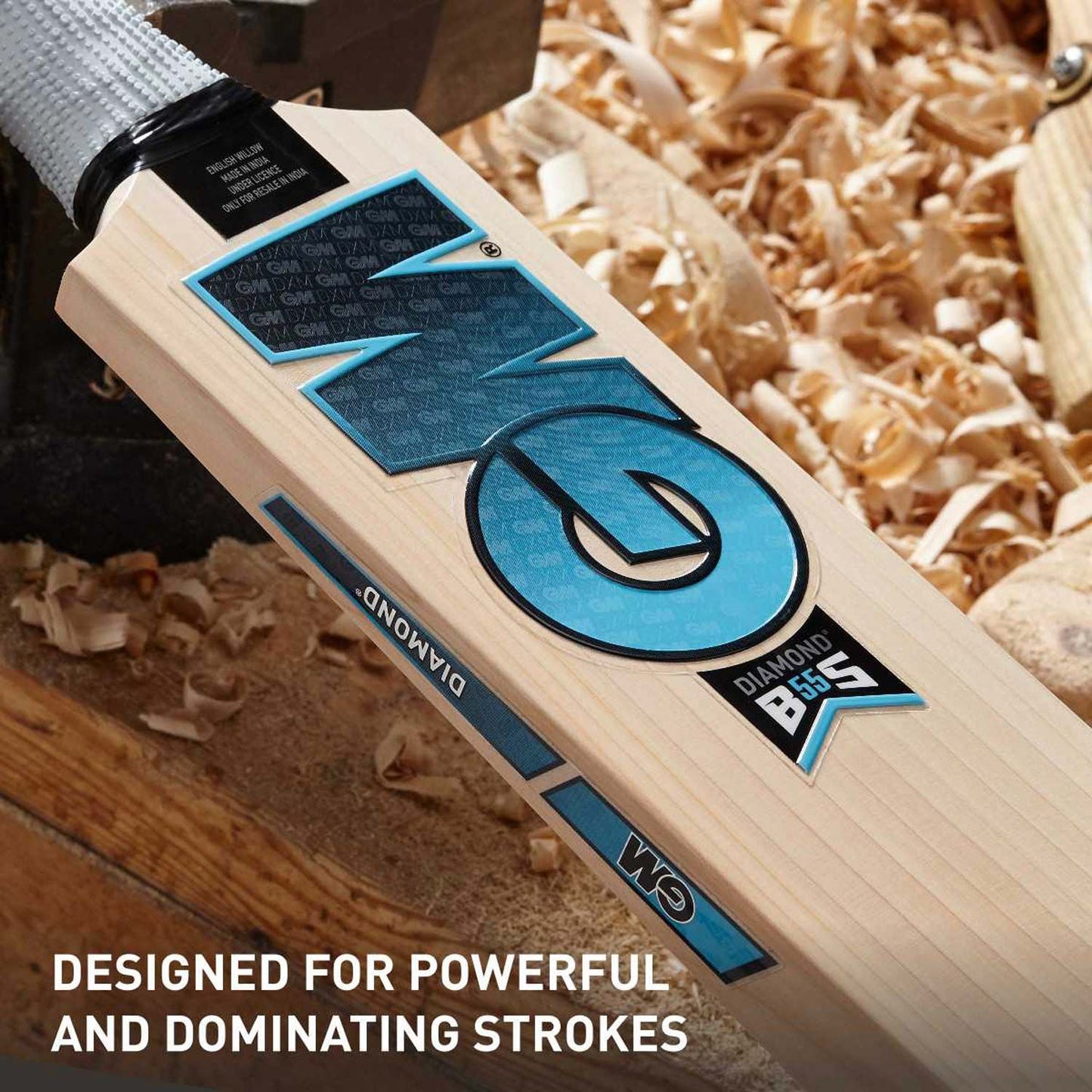 GM Diamond 444 English Willow Cricket Bat SH