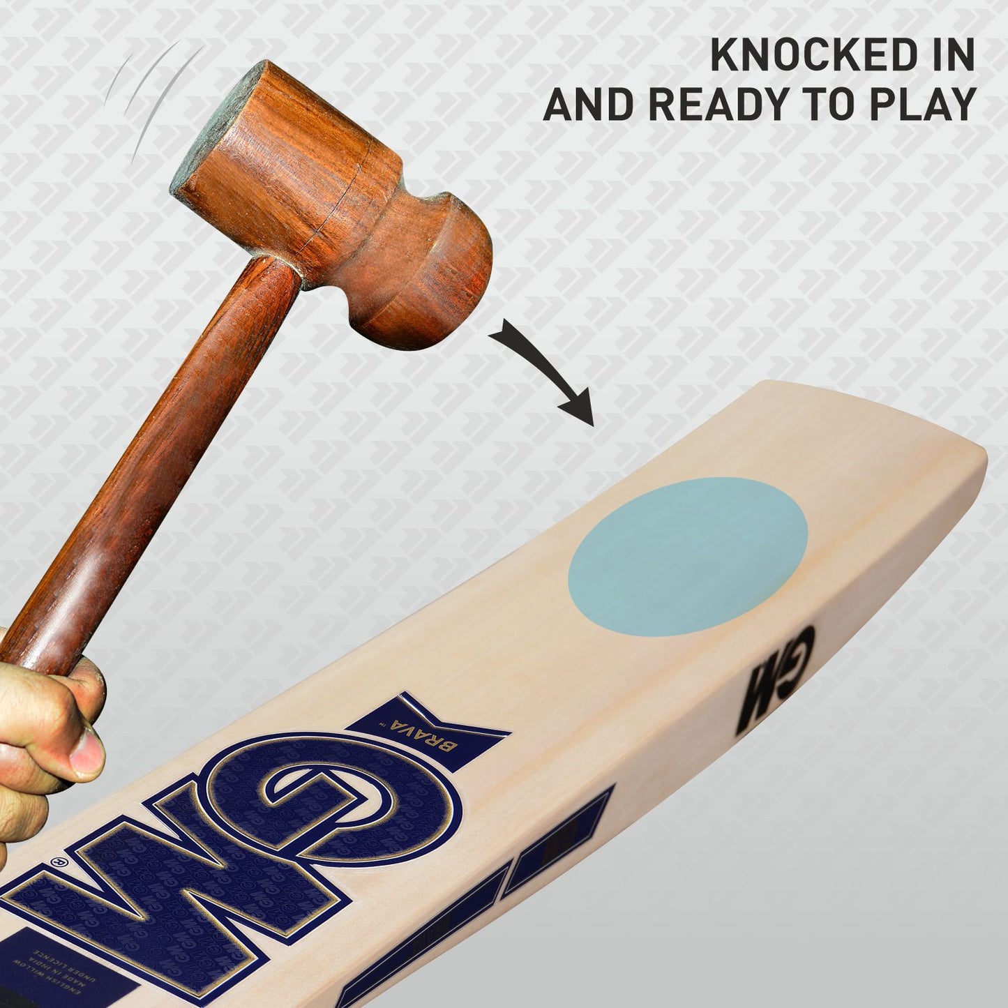 GM Brava 444 English Willow Cricket Bat SH