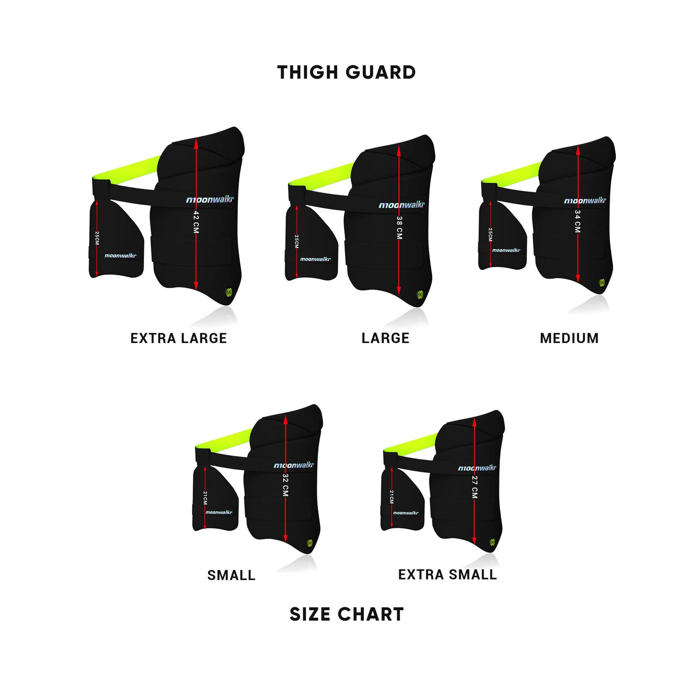 Moonwalkr Cricket Thigh Guard 2.0