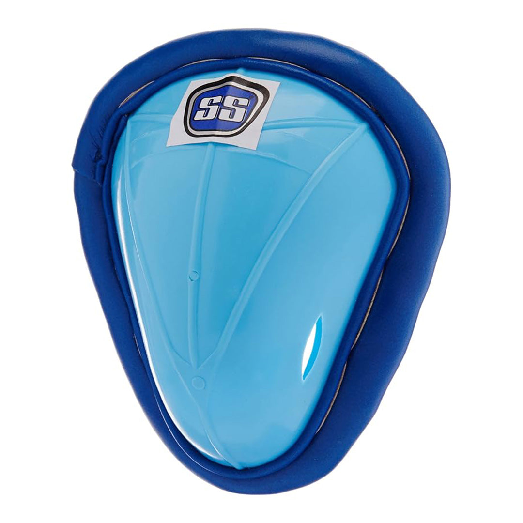 Cric Studio Canada SS Abdo Guard in black, padded abdominal guard for sports protection, shown on a plain background