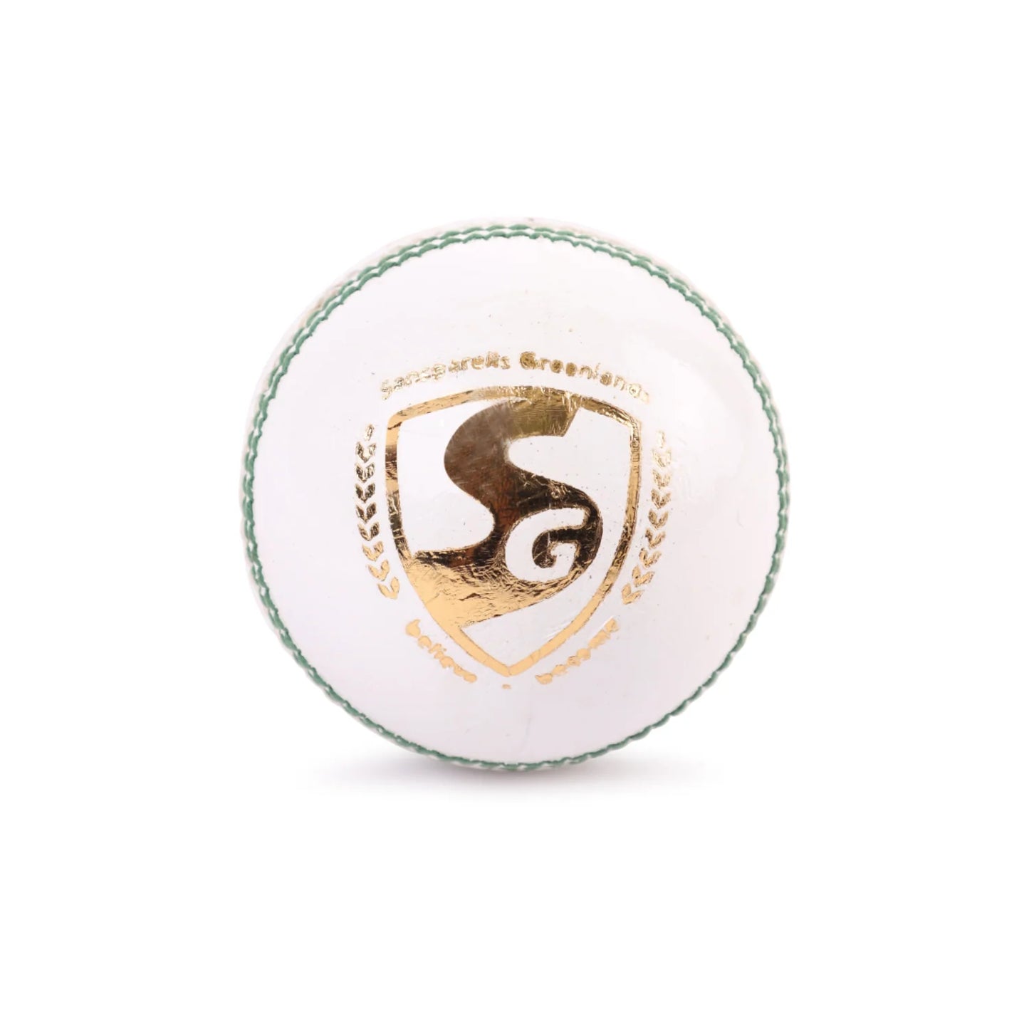 Cric Studio Canada SG Tournament cricket leather ball with stitched seam and brand logo for cricket matches.