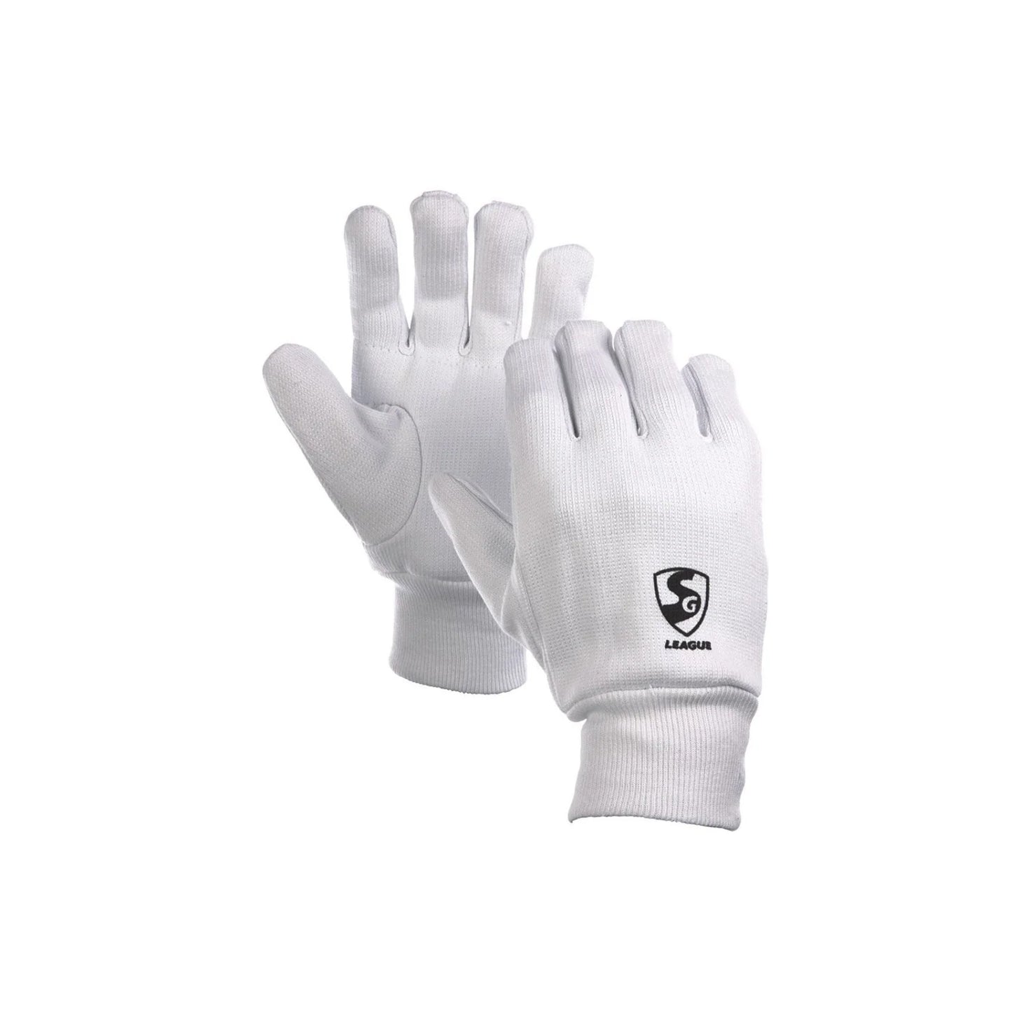 Cric Studio Canada SG League Inner Gloves, black athletic accessories with padded palms for cricket training and matches