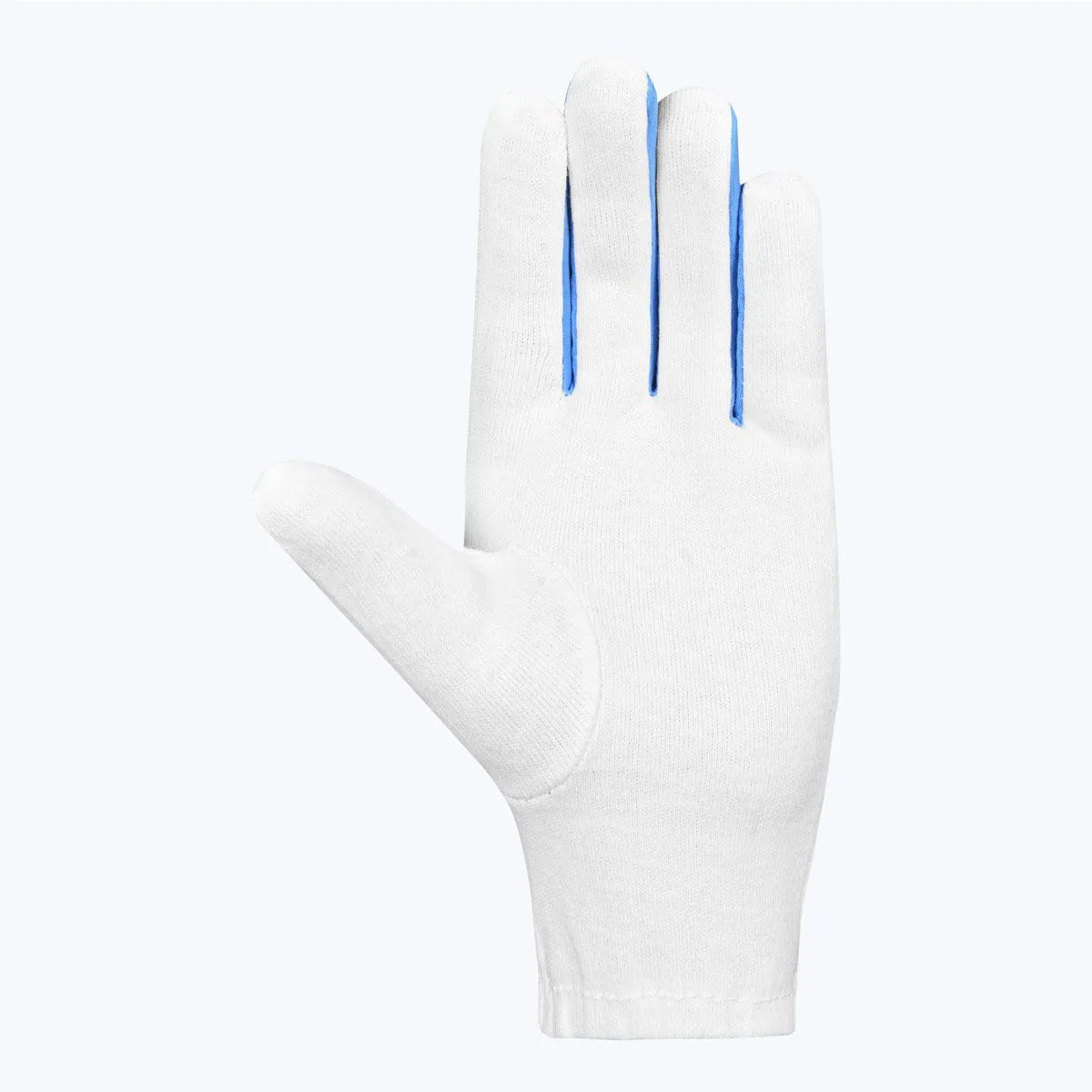 Sky white DSC Condor Glider batting gloves from Cric Studio Canada, indoor cricket accessories designed for comfort and grip.