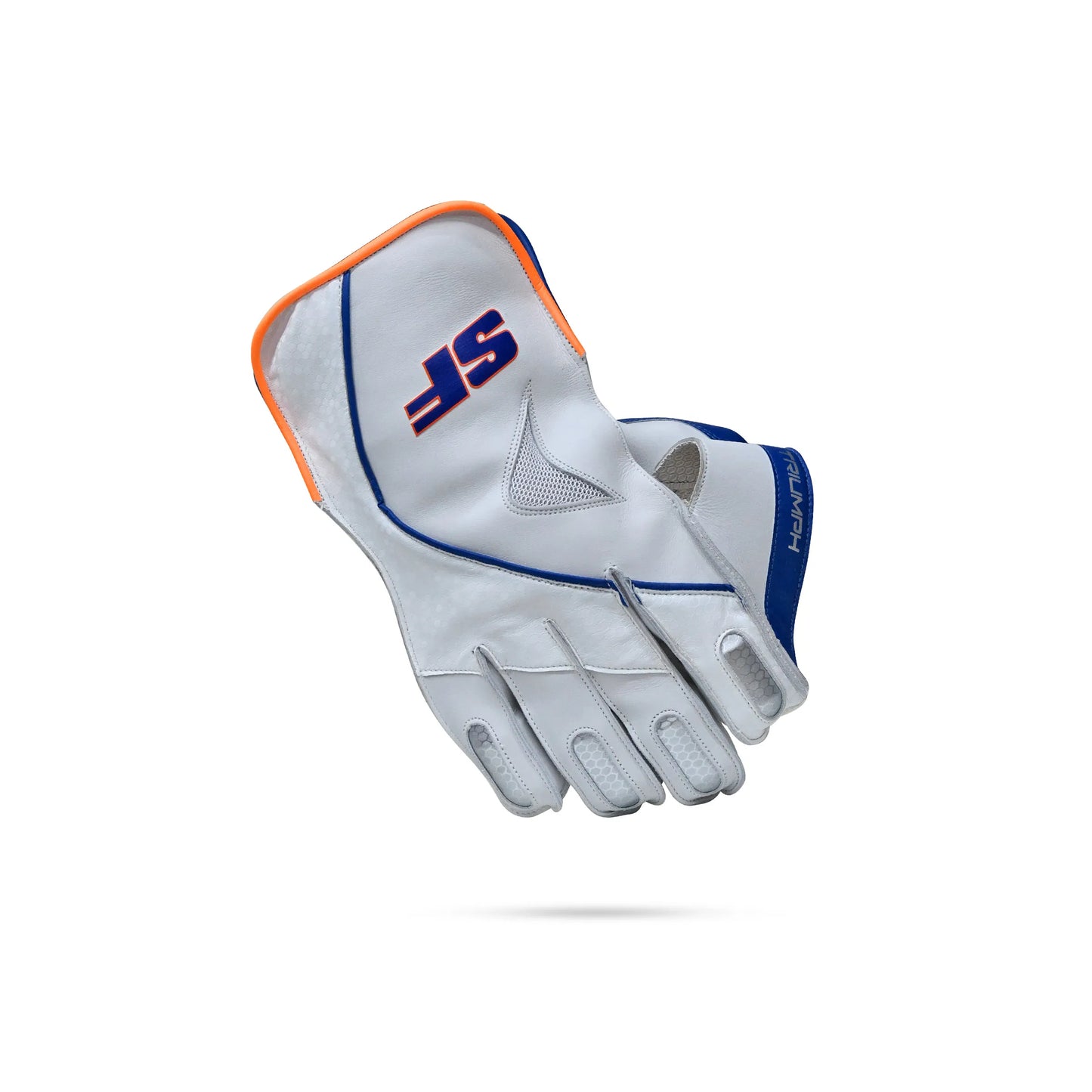 Cric Studio Canada SF Triumph WK wicketkeeping gloves with padded palms and adjustable wrist straps for cricket catch protection