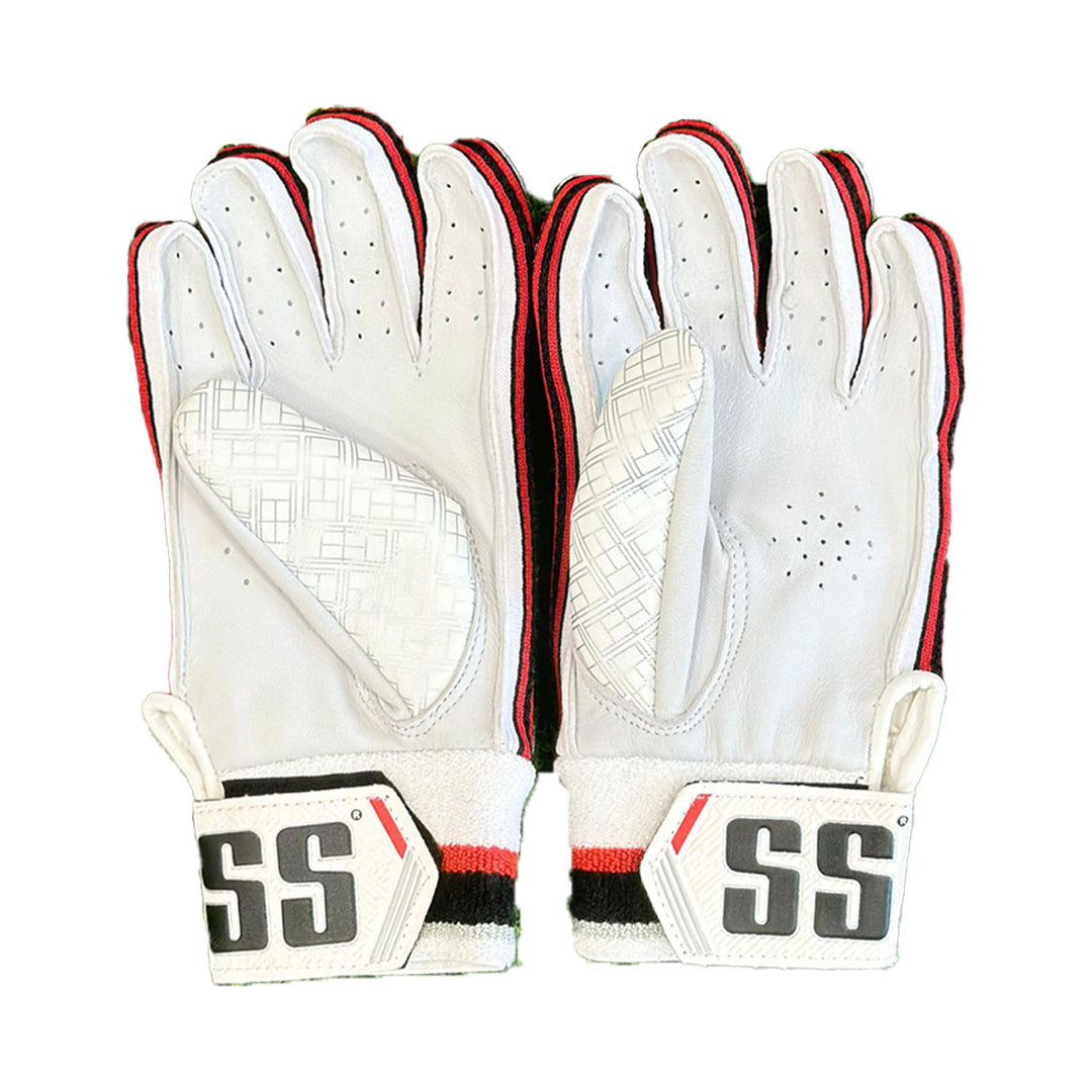 Cric Studio Canada SS indoor batting gloves with padded palms and adjustable straps for comfortable cricket practice.