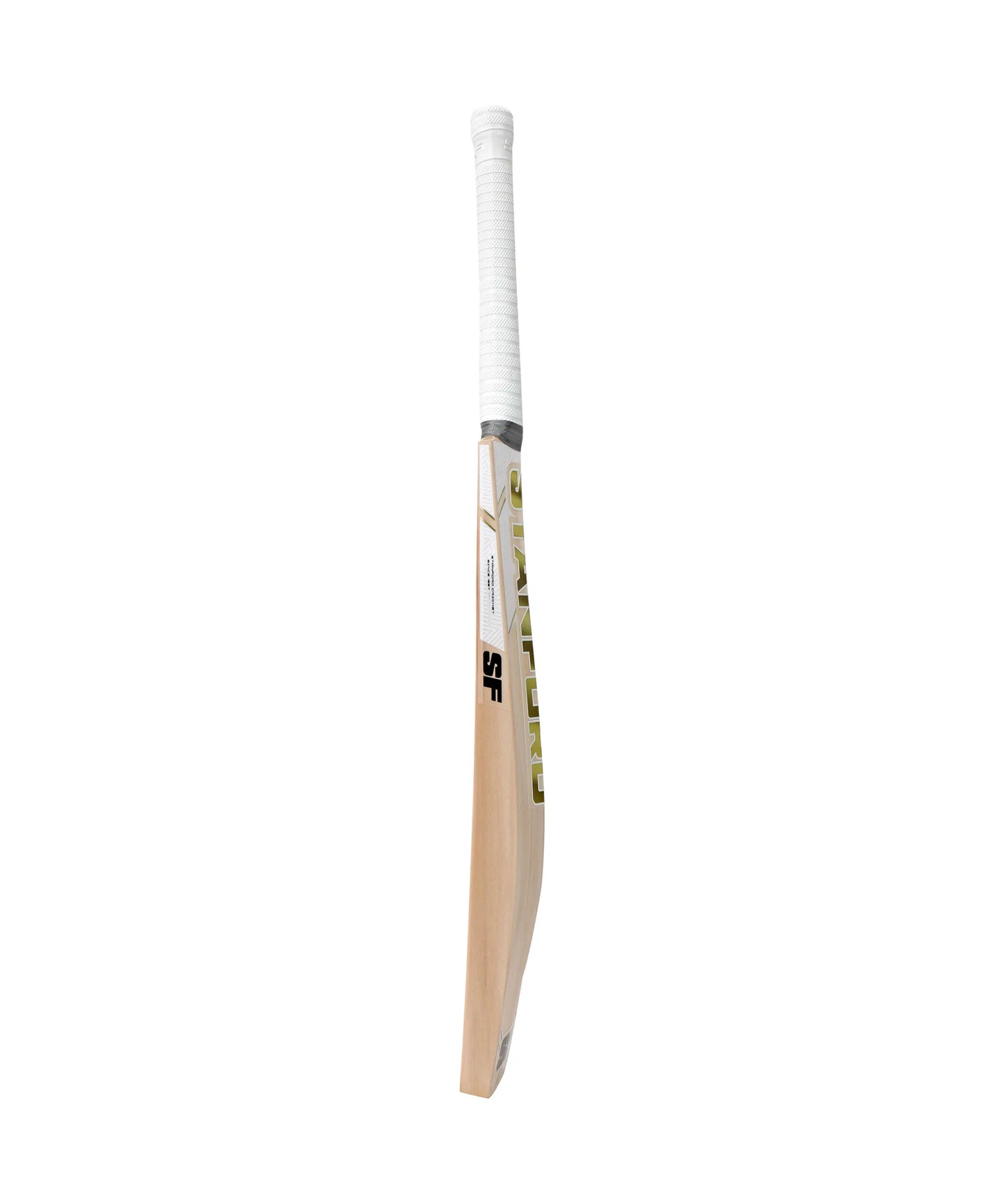 Cricket bat from Cric Studio Canada, SF Sapphire Player EW model with polished wood and grip, designed for cricket players.