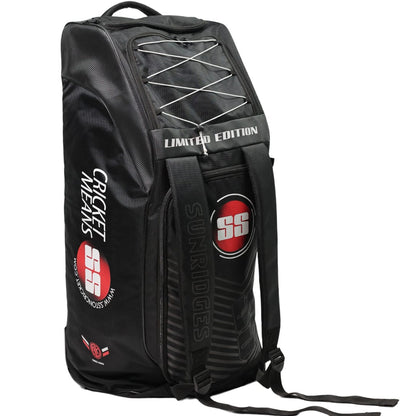 Cricket kit bag with wheels from Cric Studio Canada, limited edition SS cricket kit bag for sports gear storage and transport.