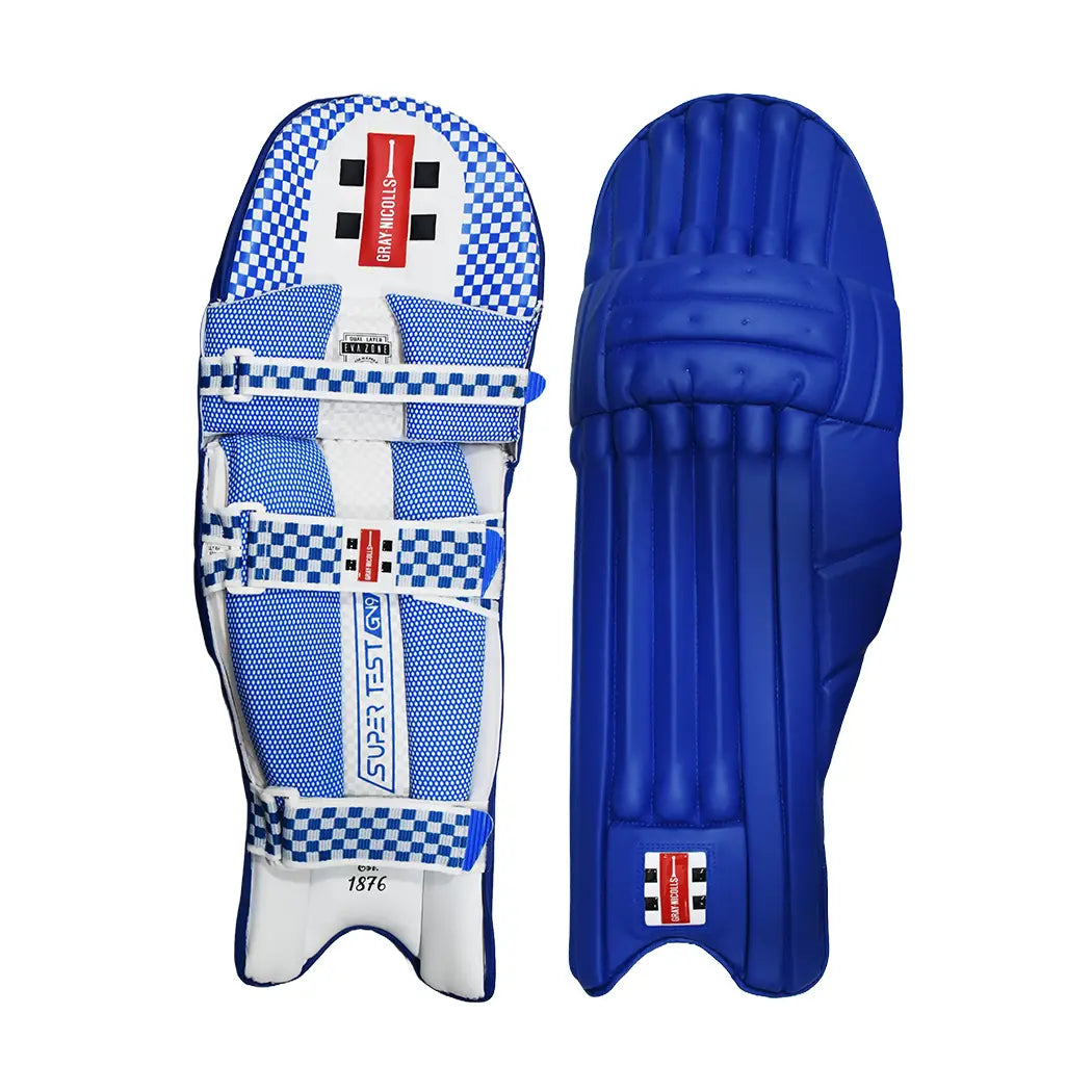 Cricket legguards GN 9 Supertest by Cric Studio India, padded protective gear for cricket batting protection.