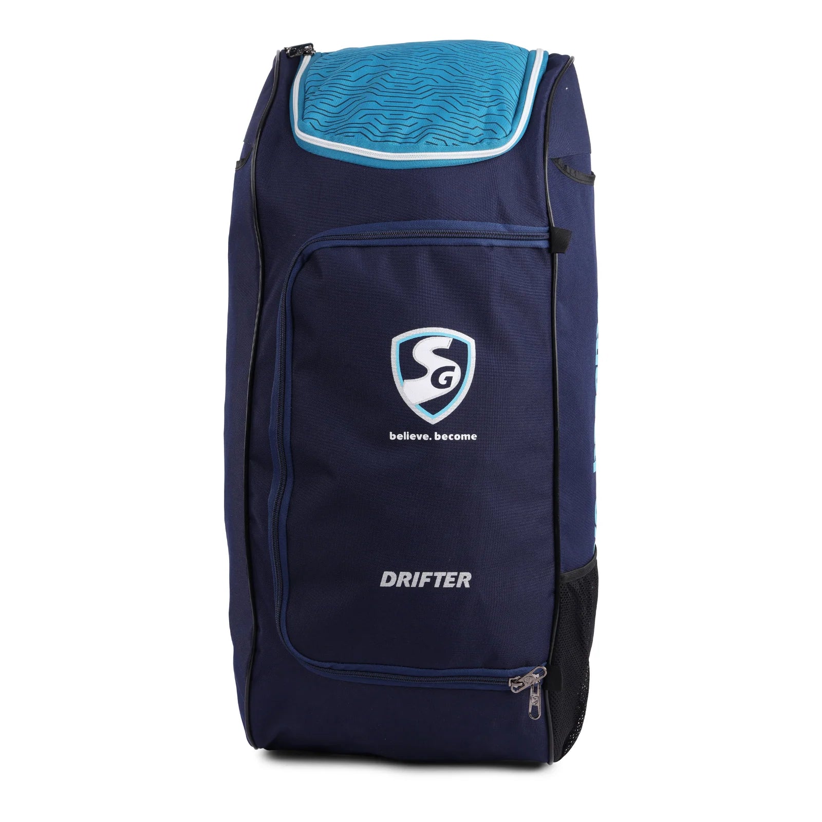 Cric Studio Canada SG Drifter Duffle Wheelie kitbag with durable fabric, sturdy wheels, and adjustable handle for travel and storage.