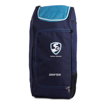 Cric Studio Canada SG Drifter Duffle Wheelie kitbag with durable fabric, sturdy wheels, and adjustable handle for travel and storage.