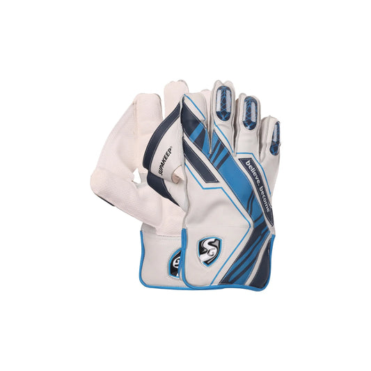 Cric Studio Canada SG Supakeep wicketkeeping gloves with padded palms and adjustable wrist straps for cricket wicketkeeper protection