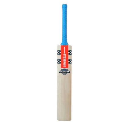 Cricket bat GN3 Tempeasta SH by Cric Studio Canada showing a wooden cricket bat with a smooth handle and branded face.