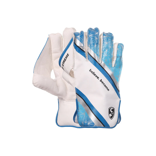 Cric Studio Canada SG RSD Xtreme W/K wicketkeeping gloves with padded palms and adjustable wrist straps for cricket players.