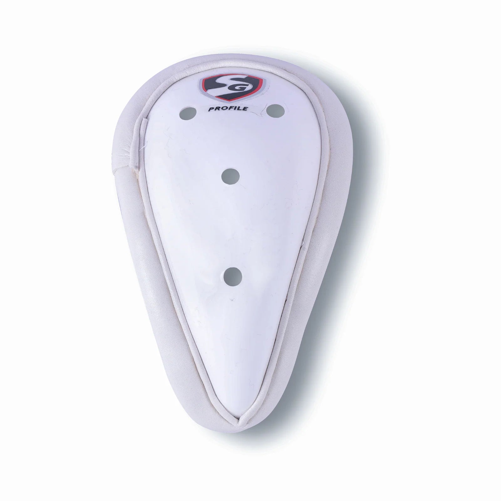 Cric Studio Canada SG Profile Abdo Pad abdominal guard for sports protection, shown in black with adjustable straps
