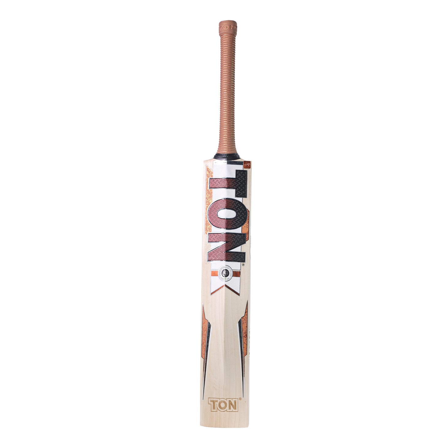 Cricket bat by Cric Studio Canada, SS Ton Gutsy EW model, showing a wooden cricket bat with a flat blade and grip handle.
