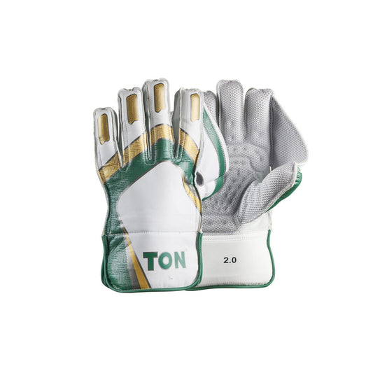 Cric Studio Canada SS wicketkeeping gloves model 2.0 with padded palms and adjustable wrist straps, designed for cricket wicketkeepers.