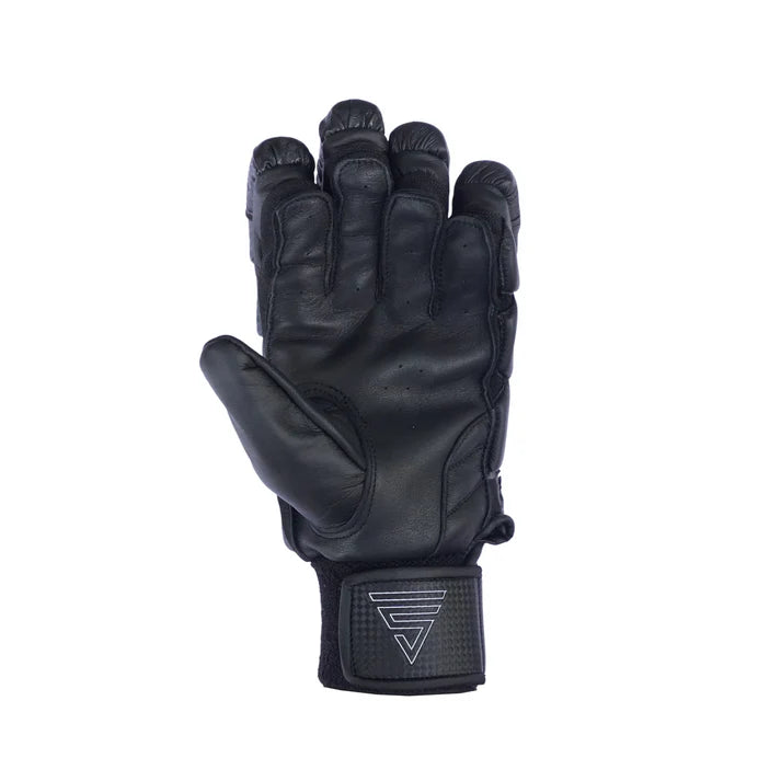 Cric Studio Canada Versant Batting Gloves OG in black and white, padded batting gloves with grip for cricket batting comfort
