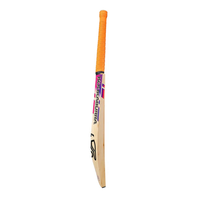 Cricket bat Kookaburra Aura Pro 2.0 by Cric Studio Canada, showing the wooden blade and handle with brand logo.
