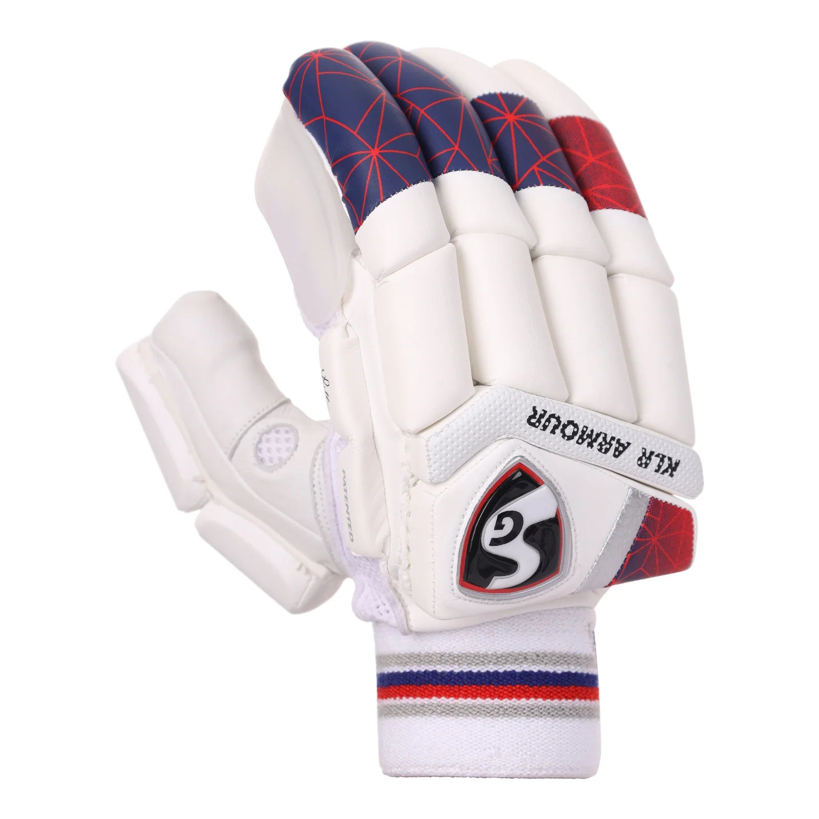 Cric Studio Canada SG KLR Armour Batting Gloves with padded palms and adjustable wrist straps for cricket batting protection