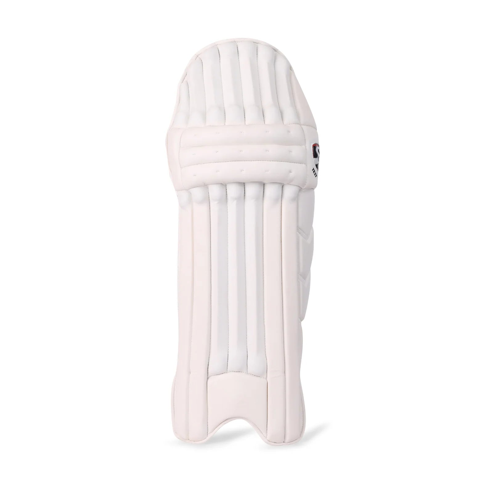 Cricket leg guards from Cric Studio India, SG Test Leg Guard designed for protection during cricket matches, shown in the image.