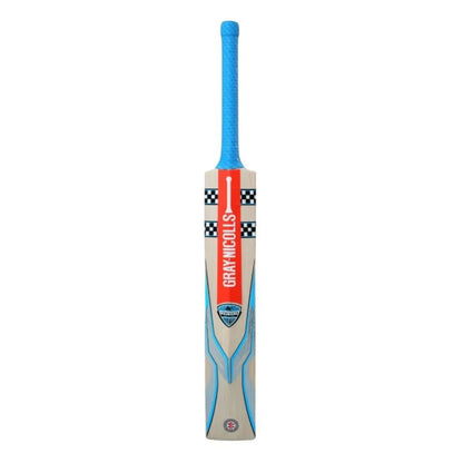 Cricket bat GN3 Temesta SH by Cric Studio Canada, showing a wooden cricket bat with a curved blade and grip details.