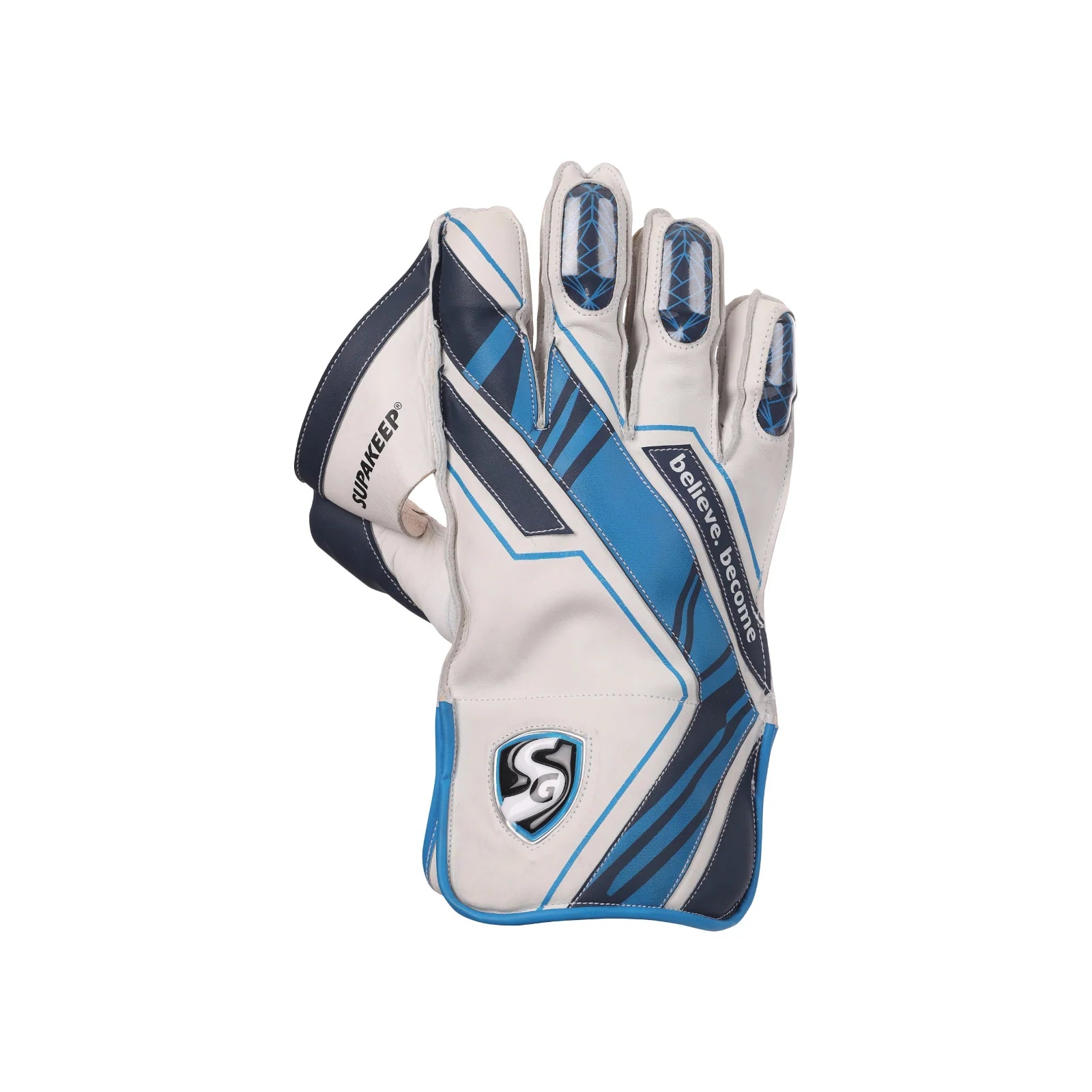 Cric Studio Canada SG Supakeep wicket keeping gloves with padded palms and adjustable wrist straps for cricket wicket keeper protection