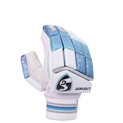 Pair of SG Litevate cricket batting gloves by Cric Studio Canada, padded protective gloves for cricket batting.