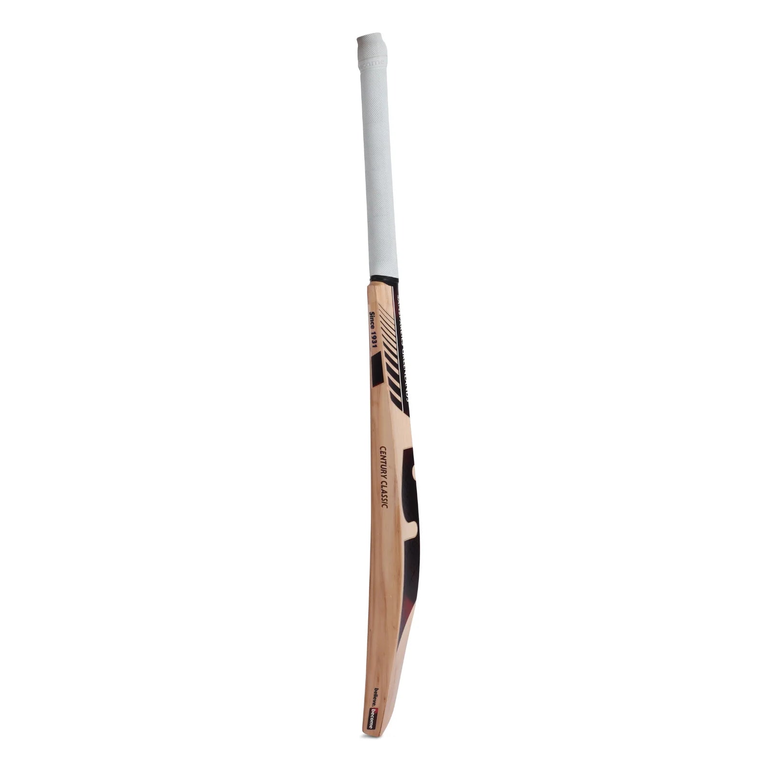 Cricket bat from Cric Studio Canada, SG Century Classic EW Bat with wooden handle and traditional design for cricket play.