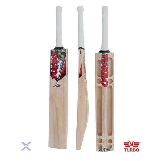 Cric Studio Canada Turbo Scoop cricket tennis bat with a wooden handle and flat blade, designed for tennis cricket gameplay.