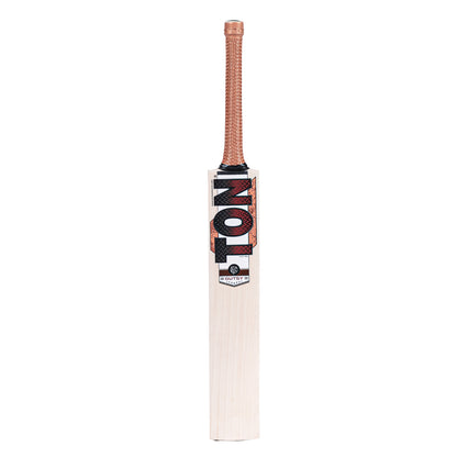 Cricket bat from Cric Studio Canada SS TON GUTSY EW model, showing a wooden cricket bat with a smooth handle and branded logo.