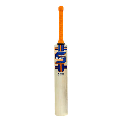 Cricket bat from Cric Studio Canada, MSD Phase Player EW model, featuring a wooden blade and handle for cricket gameplay.