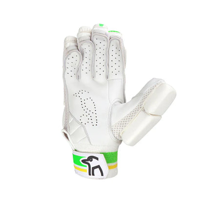 Kookaburra B/G Kahuna Pro Players batting gloves by Cric Studio Canada, black with padded palms and finger protection.