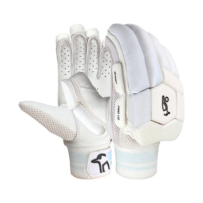 Cric Studio Canada Kookaburra Ghost Pro 1.0 batting gloves, black and white cricket gloves with protective padding