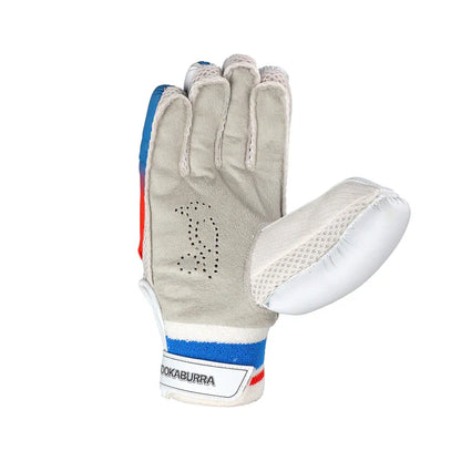 Cric Studio Canada Kookaburra Beast Pro 9 batting gloves in black and gray, designed for cricket batting protection.