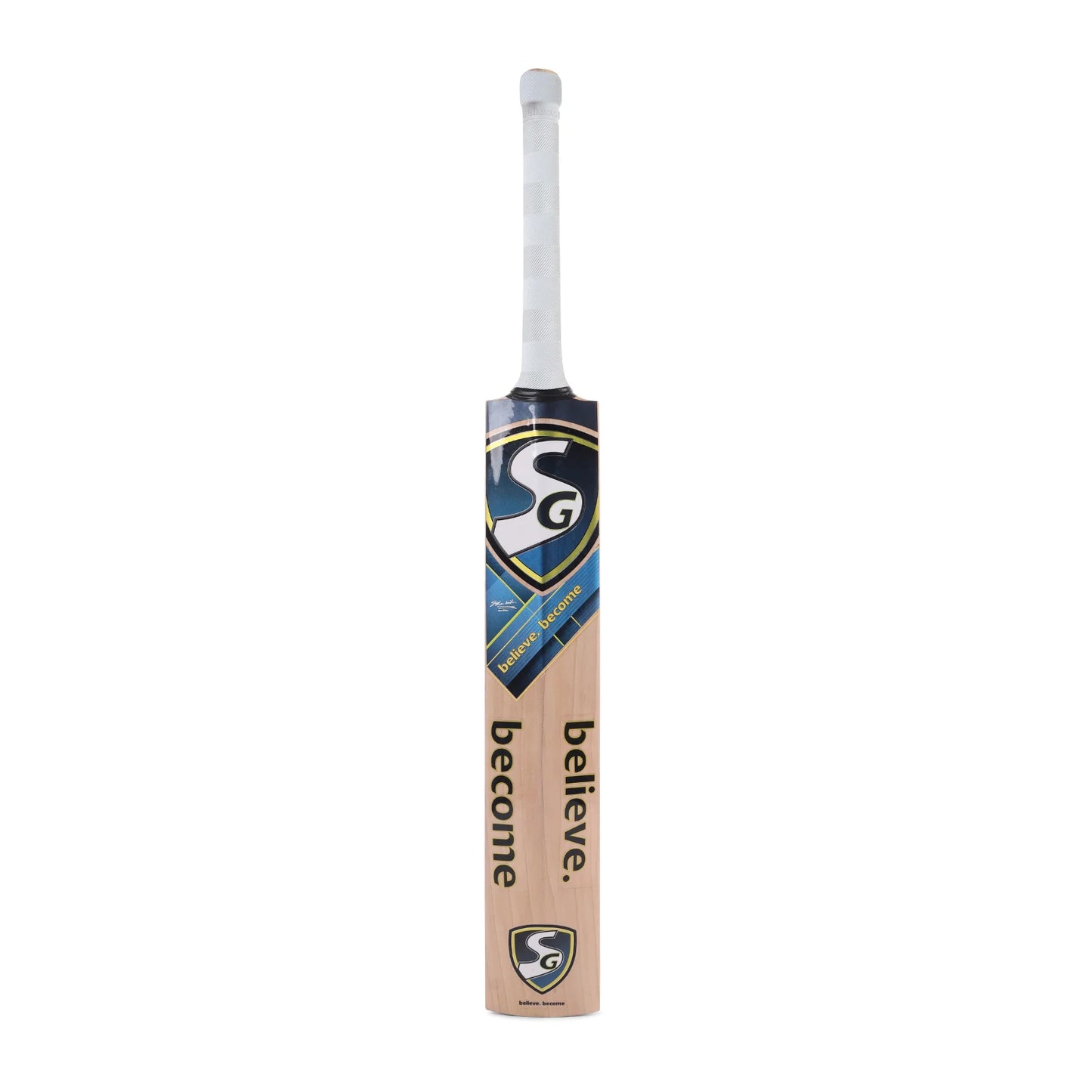Cric Studio Canada SG IK Xtreme 2025 cricket bat with a light wooden finish and ergonomic grip, designed for powerful batting.