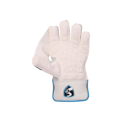 Cric Studio Canada SG Supakeep wicket keeping gloves with padded palms and adjustable wrist straps for cricket wicketkeeping.