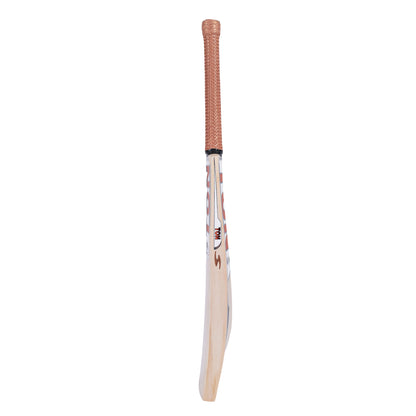 Cricket bat by Cric Studio Canada, SS C/BAT TON VERTU EW, showing a wooden cricket bat with a smooth handle and brand logo.