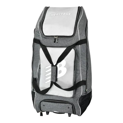 Cric Studio Canada New Balance 8i Combo cricket kitbag with backpack and wheelie features, black and red design, durable storage.