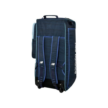 Cric Studio Canada New Balance 6i Combo cricket kitbag with backpack and wheelie features, black with logo accents.