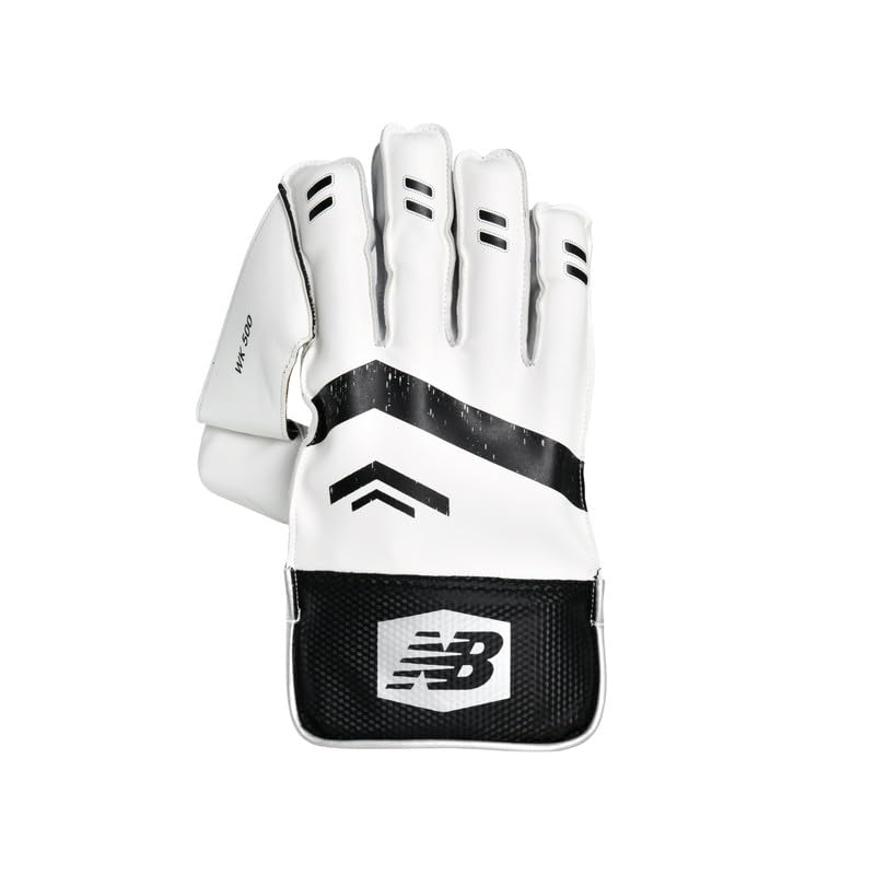 Cric Studio Canada New Balance WK 5i cricket wicket keeping gloves, padded and durable for wicket keeper protection and grip.