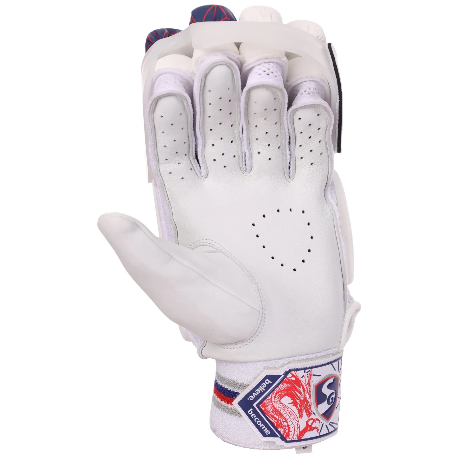 Cric Studio Canada SG KLR Armour batting gloves with padded palms and adjustable straps for cricket batting protection.