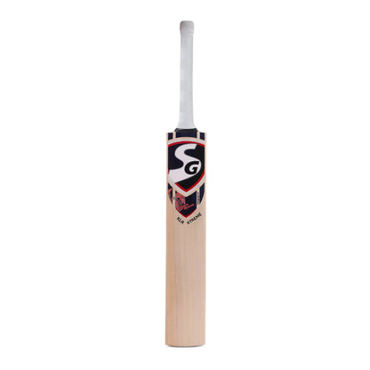 English Willow Cricket Bat by Cric Studio Canada, SG KLR XTREME model, close-up image showing the bat's blade and grip details.