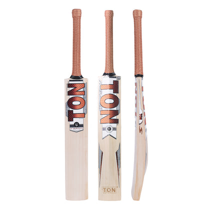 Cricket bat from Cric Studio Canada, SS C/BAT TON VERTU EW, showing a wooden cricket bat with a smooth handle and brand logo.