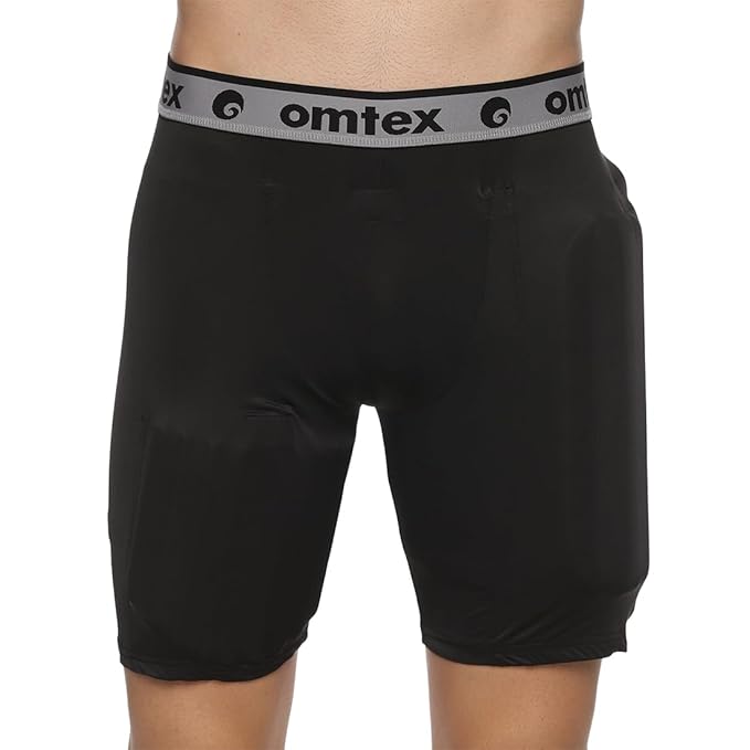 Cric Studio Canada OmTex Thigh Guard with Supporter, padded cricket thigh guard for protection during play