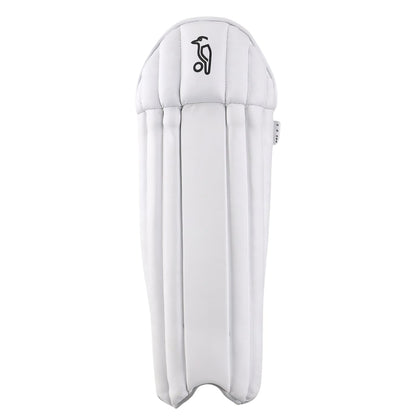 Cric Studio Canada KB W/K Pads Pro 2.0 wicket keeping leg guards with padding and straps, designed for cricket wicket keepers.