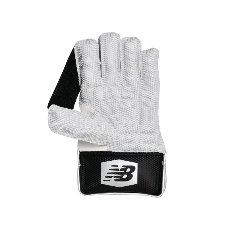 New Balance WK 5i cricket wicket keeping gloves by Cric Studio Canada, showing padded palm and adjustable straps.